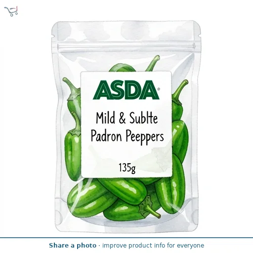 ASDA Mild & Subtle Padron Peppers 135g