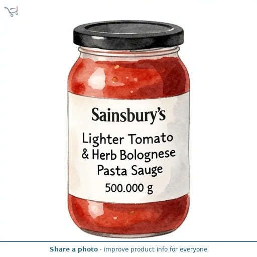 Sainsbury's Lighter Tomato & Herb Bolognese Pasta Sauce 500g
