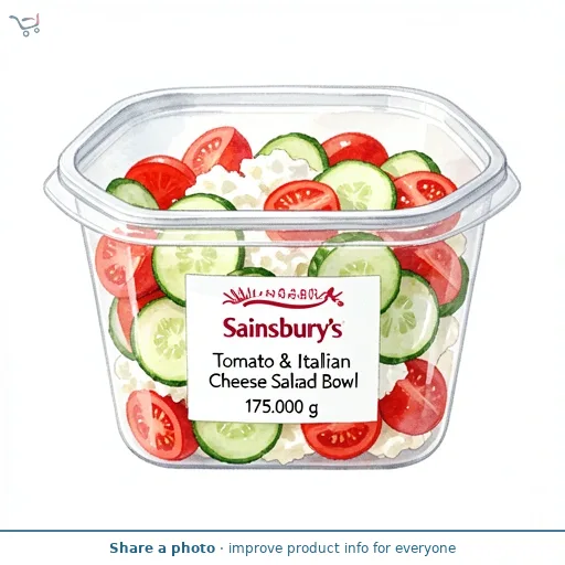 Sainsbury's Tomato & Italian Cheese Salad Bowl 175g