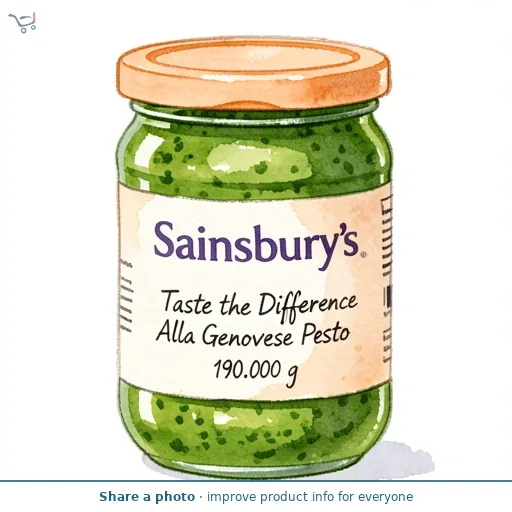 Sainsbury's Taste the Difference Alla Genovese Pesto 190g
