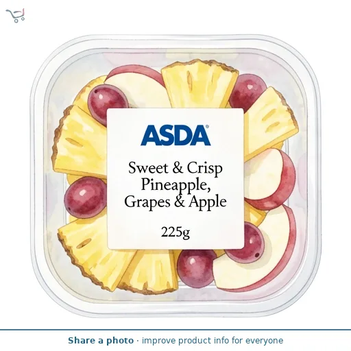 ASDA Sweet & Crisp Pineapple, Grapes & Apple 225g