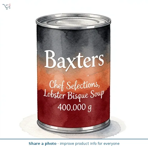 Baxters Chef Selections, Lobster Bisque Soup 400g