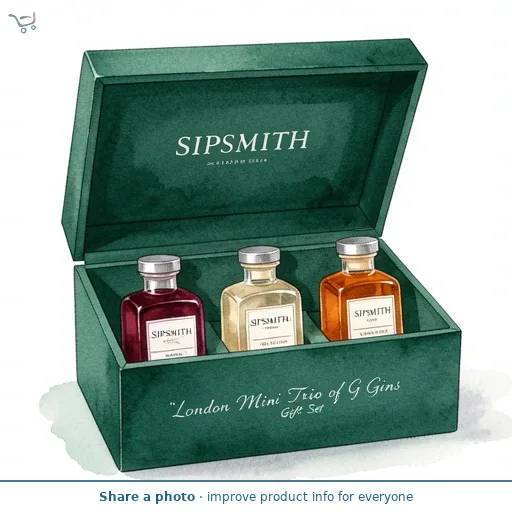 Sipsmith London Mini Trio of Gins Gift Set
