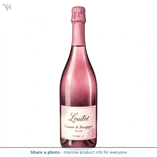 Louis Bouillot Cremant de Bourgogne Rose Wine 75cl