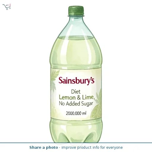 Sainsbury's Diet Lemon & Lime, No Added Sugar 2L