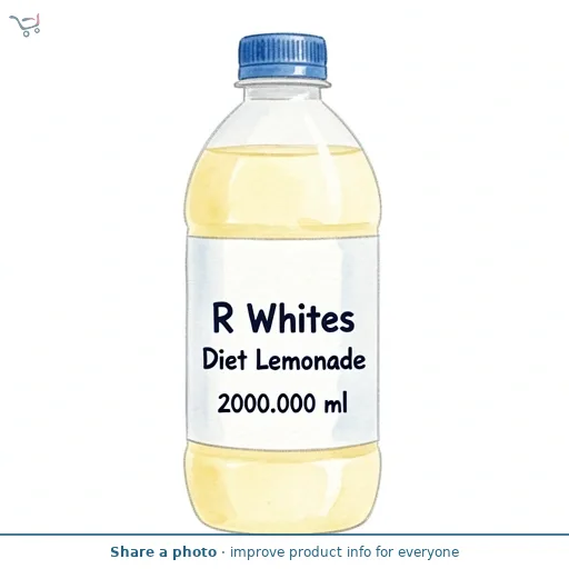 R Whites Diet Lemonade 2L