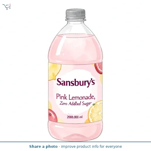 Sainsbury's Pink Lemonade, Zero Added Sugar 2L