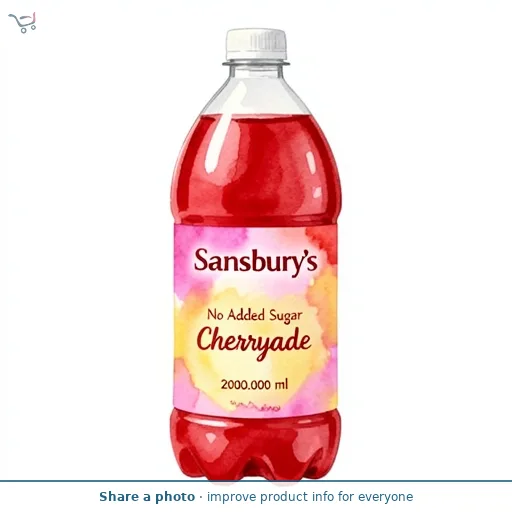 Sainsbury's No Added Sugar Cherryade 2L