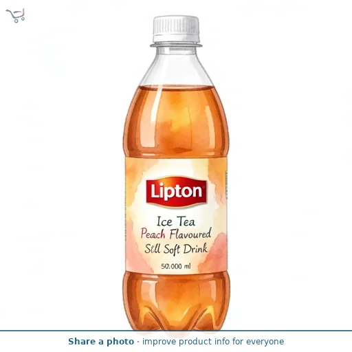 Lipton Ice Tea Peach Flavoured Still Soft Drink 500ml