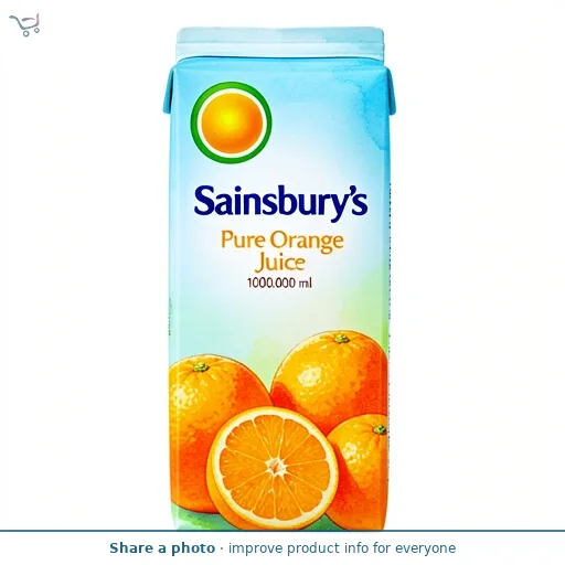 Sainsbury's Pure Orange Juice 1L