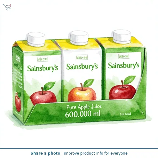 Sainsbury's Pure Apple Juice 3x200ml
