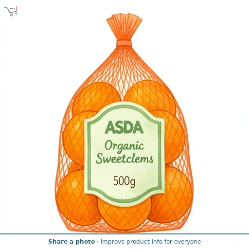 ASDA Organic Sweetclems 500g