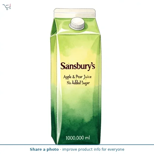 Sainsbury's Apple & Pear Juice Drink, No Added Sugar 1L