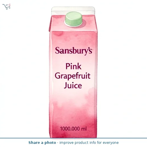 Sainsbury's Pink Grapefruit Juice 1L