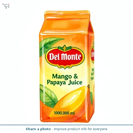Del Monte Mango & Papaya Juice 1L
