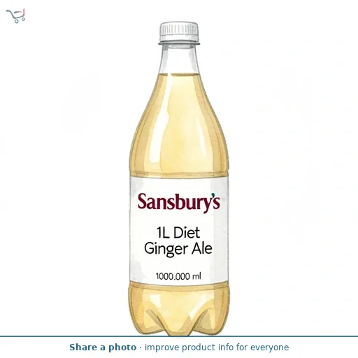 Sainsbury's 1L Diet Ginger Ale