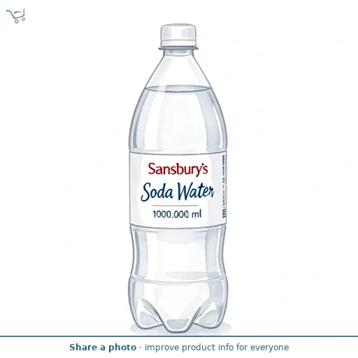 Sainsbury's Soda Water 1L