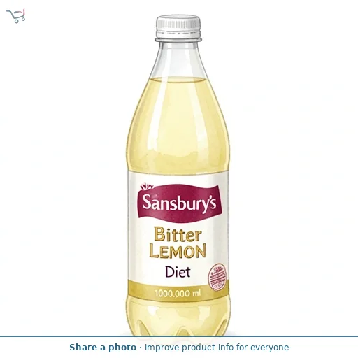 Sainsbury's Bitter Lemon, Diet 1L