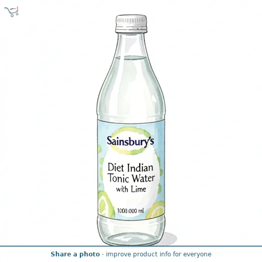 Sainsbury's Diet Indian Tonic Water with Lime 1L