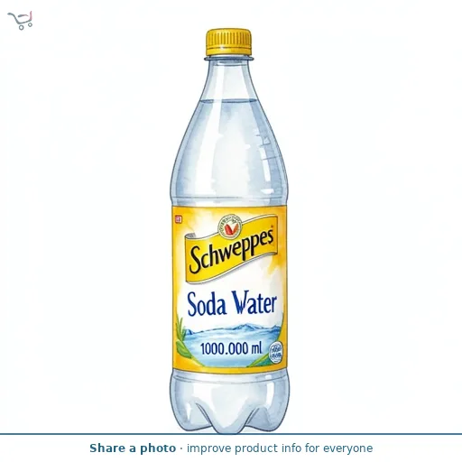 Schweppes Soda Water 1L