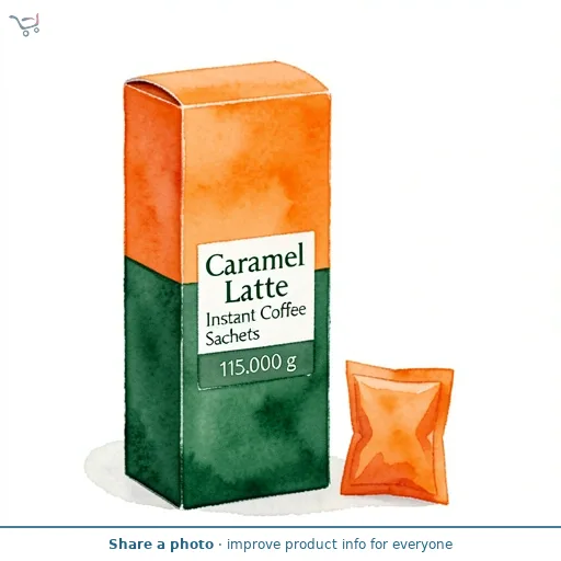 Starbucks Caramel Latte Instant Coffee Sachets 5x23g