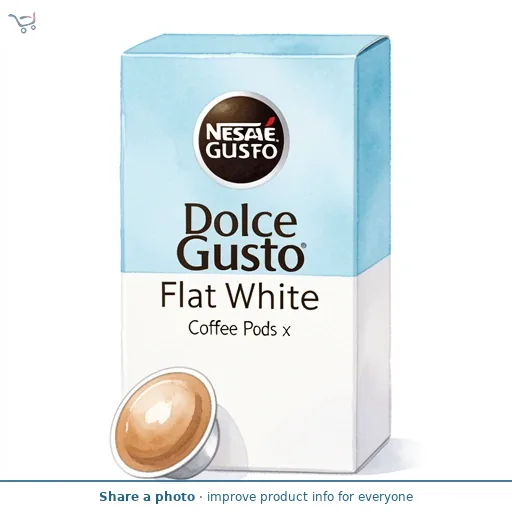 Nescafe Flat White Coffee Pods x16 (16 Servings)