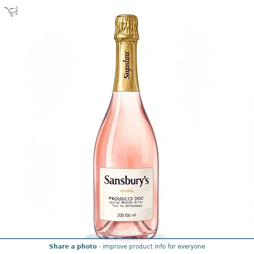 Sainsbury's Prosecco DOC Rosé Brut, Taste the Difference 20cl