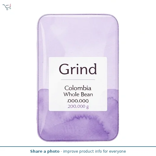 Grind Colombia Whole Bean 200g