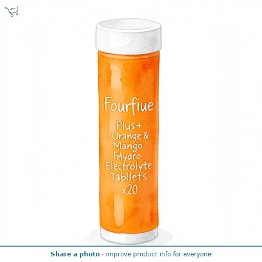 Fourfive Plus+ Orange & Mango Flavour Hydro Electrolyte Tablets x20