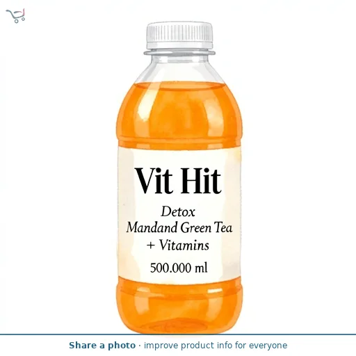 Vit Hit Detox Mandarin Green Tea + Vitamins 500ml