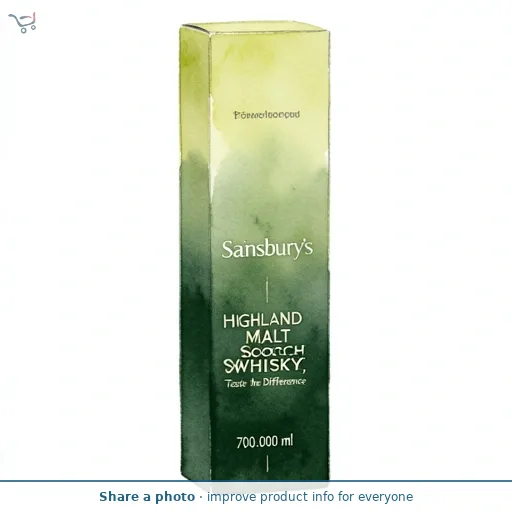 Sainsbury's Highland Malt Scotch Whisky, Taste the Difference 70cl