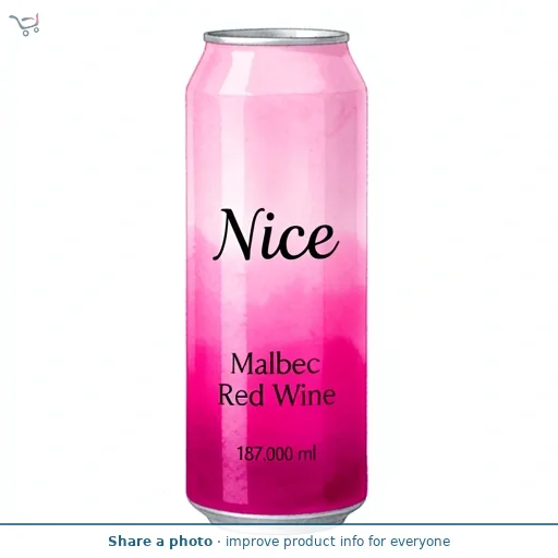 Nice Malbec Red Wine 18.7cl