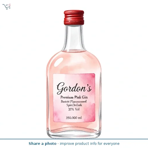 Gordon's Premium Pink Gin Based Flavoured Spirit Drink 35% Vol 35cl