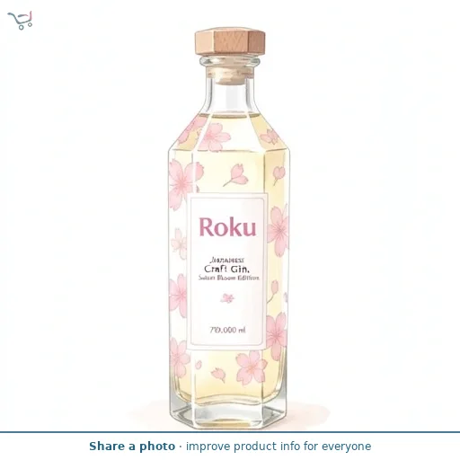 Roku Japanese Craft Gin, Sakura Bloom Edition 70cl