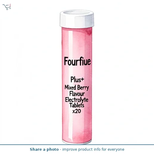 Fourfive Plus+ Mixed Berry Flavour Hydro Electrolyte Tablets x20