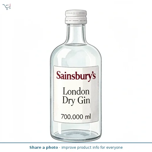 Sainsbury's London Dry Gin 70cl
