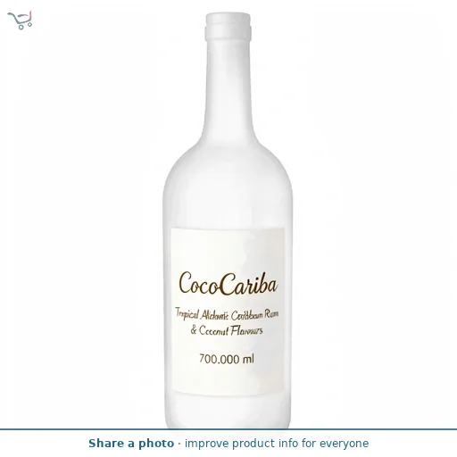 CocoCariba Tropical Alcoholic Caribbean Rum & Coconut Flavours 70cl