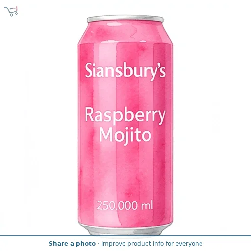 Sainsbury's Raspberry Mojito 250ml