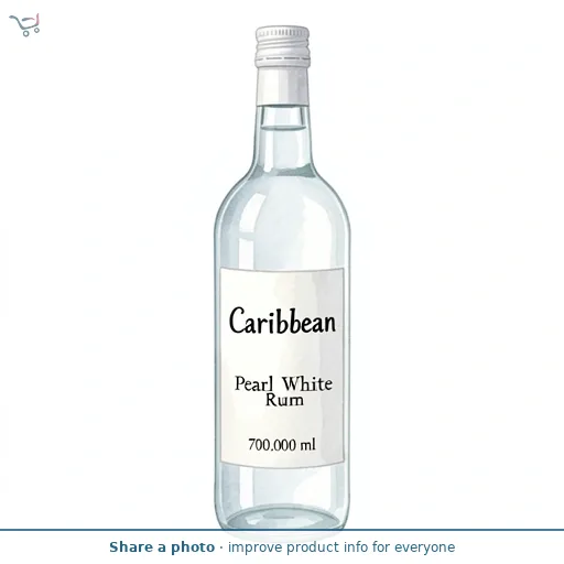 Caribbean Pearl White Rum 70cl