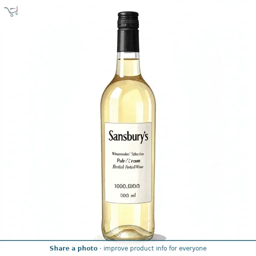 Sainsbury's Winemakers' Selection Pale Cream British Fortified Wine 1L