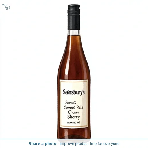 Sainsbury's Sweet Pale Cream Sherry 1L