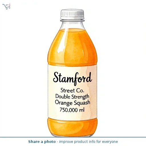 Stamford Street Co. Double Strength Orange Squash 750ml