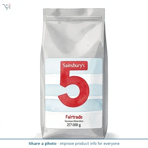 Sainsbury's Fairtrade Italian Espresso Coffee Beans, Strength 5 227g