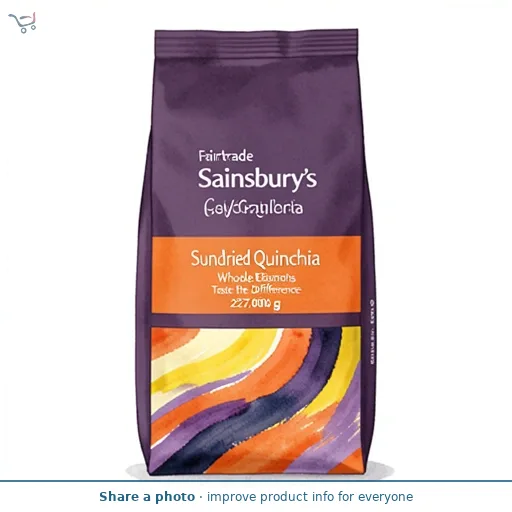 Sainsbury's Fairtrade Colombian Sundried Quinchia Whole Beans, Taste the Difference 227g