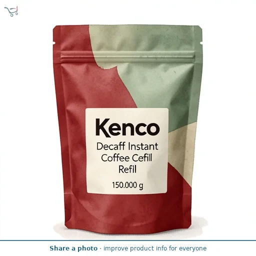 Kenco Decaff Instant Coffee Refill 150g