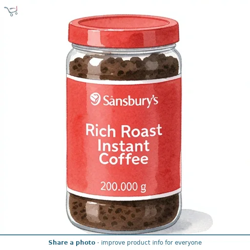Sainsbury's Rich Roast Instant Coffee 200g