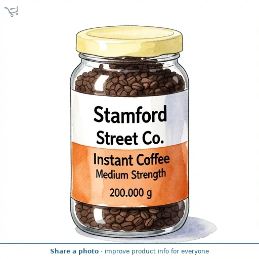 Stamford Street Co. Instant Coffee Medium Strength 200g