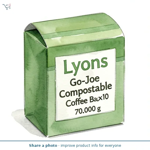 Lyons Go-Joe Compostable Coffee Bags x10 70g