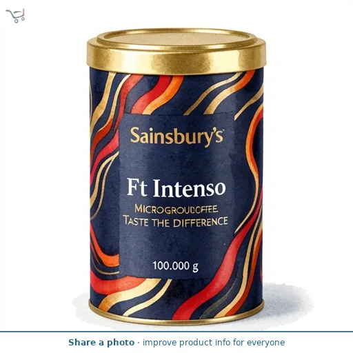 Sainsbury's Ft Intenso Microground Coffee, Taste the Difference 100g