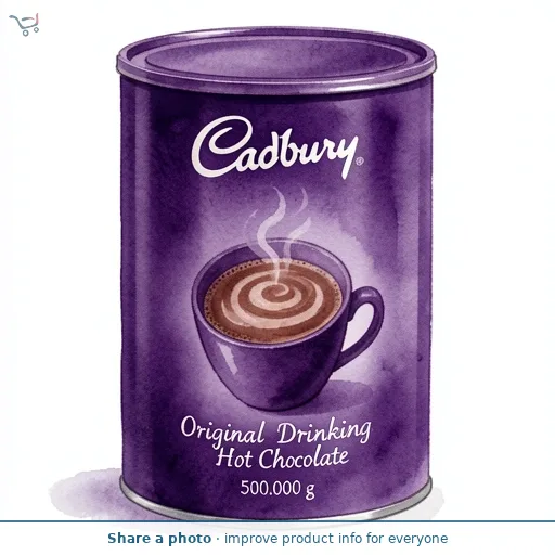 Cadbury Original Drinking Hot Chocolate 500g